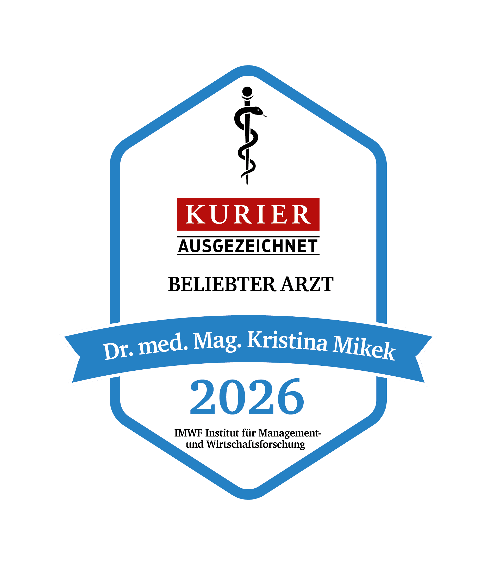 Priznanje priljubljen zdravnik, dr. Kristina Mikek